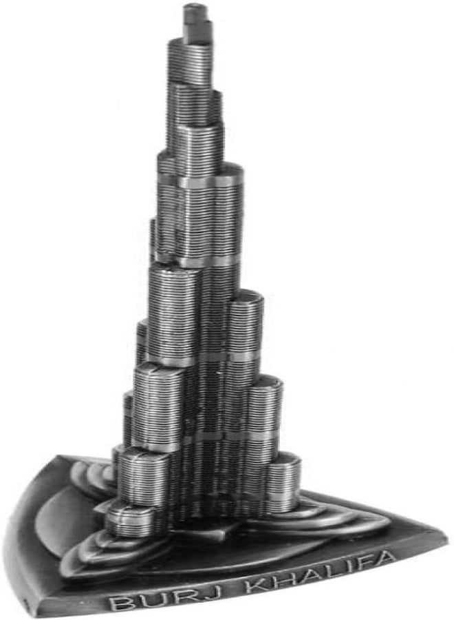 AKDC Dfju Sculpture Modern Decor Statue Ornaments And Burj Khalifa Tower Model - Image 3