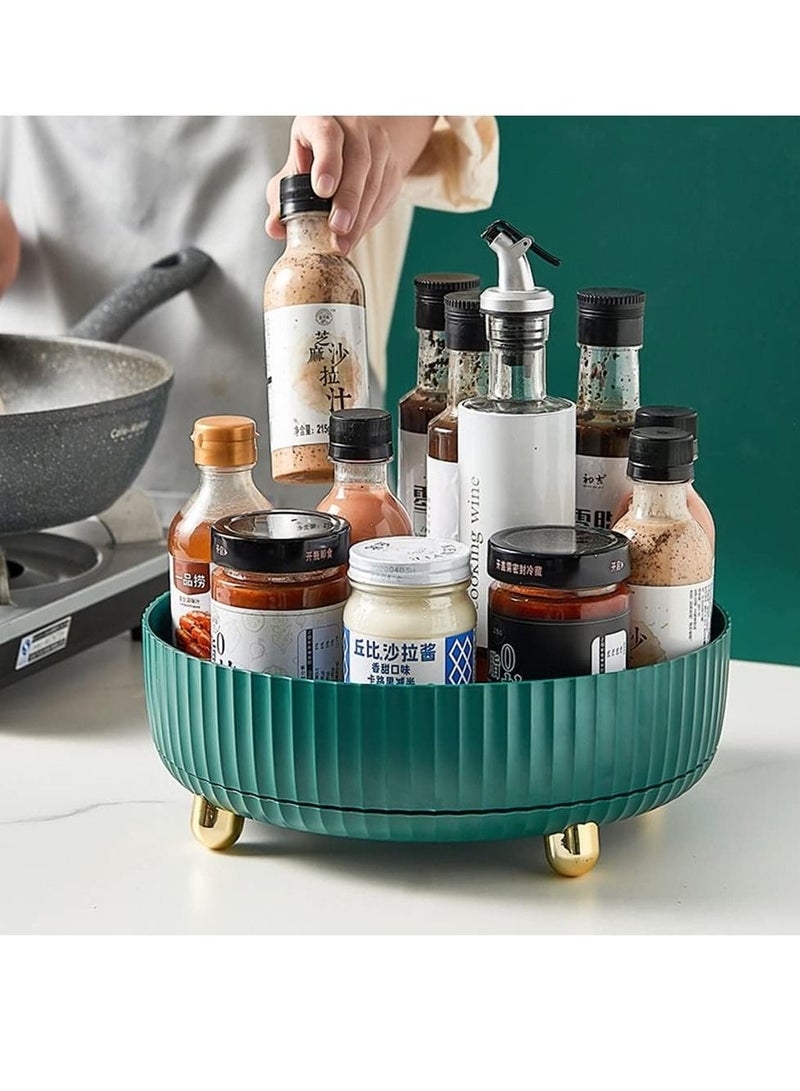 Rotating Spice Rack Food Storage Container for Kitchen Cabinets  - Image 1