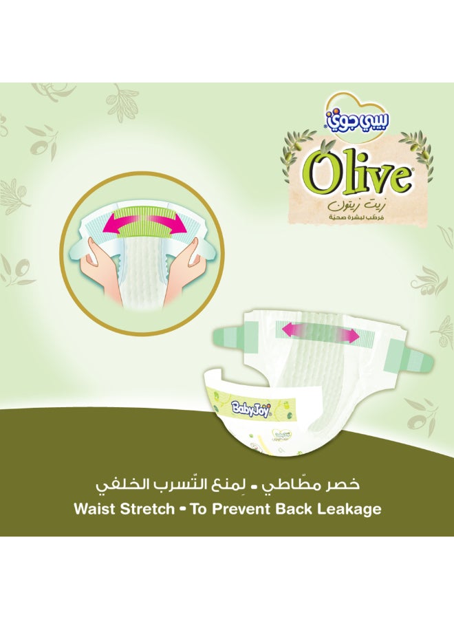 BabyJoy Olive Tape Diaper, Size 3, Medium, 6-12 Kg, Mega Pack, 56 Diapers - Image 4