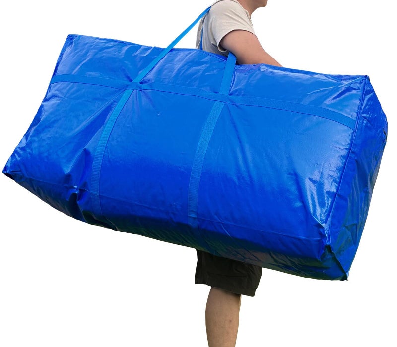 MKOKYD 66 Gallon Extra Large Storage Bags, Huge Moving Bags Heavy Duty with Zipper and Stronger Handles, Big Foldable Duffle Bag for Travel - Waterproof Material Protects from Dust and Moisture - Storage - Image 1