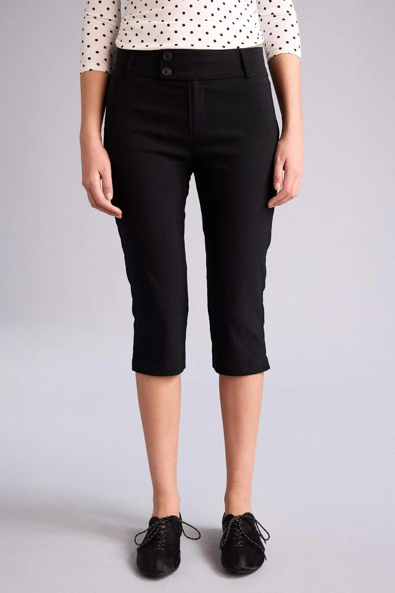 DeFacto Regular Waist Bengalin Capri Pants