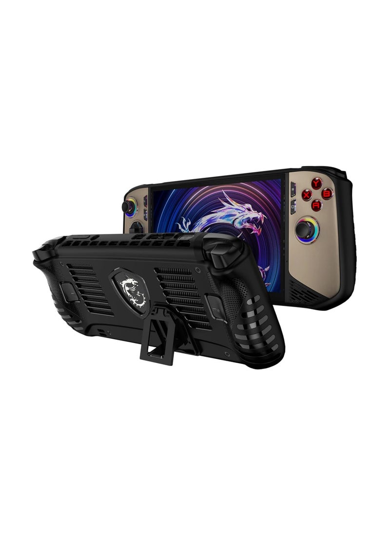 General - MSI Claw 8 AI+ Case (2025), TPU Grip Protector, Soft Back Case with Stand MSI Claw 8 AI+ - Image 1