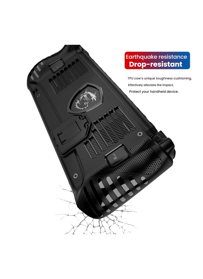 General - MSI Claw 8 AI+ Case (2025), TPU Grip Protector, Soft Back Case with Stand MSI Claw 8 AI+ - Image 1