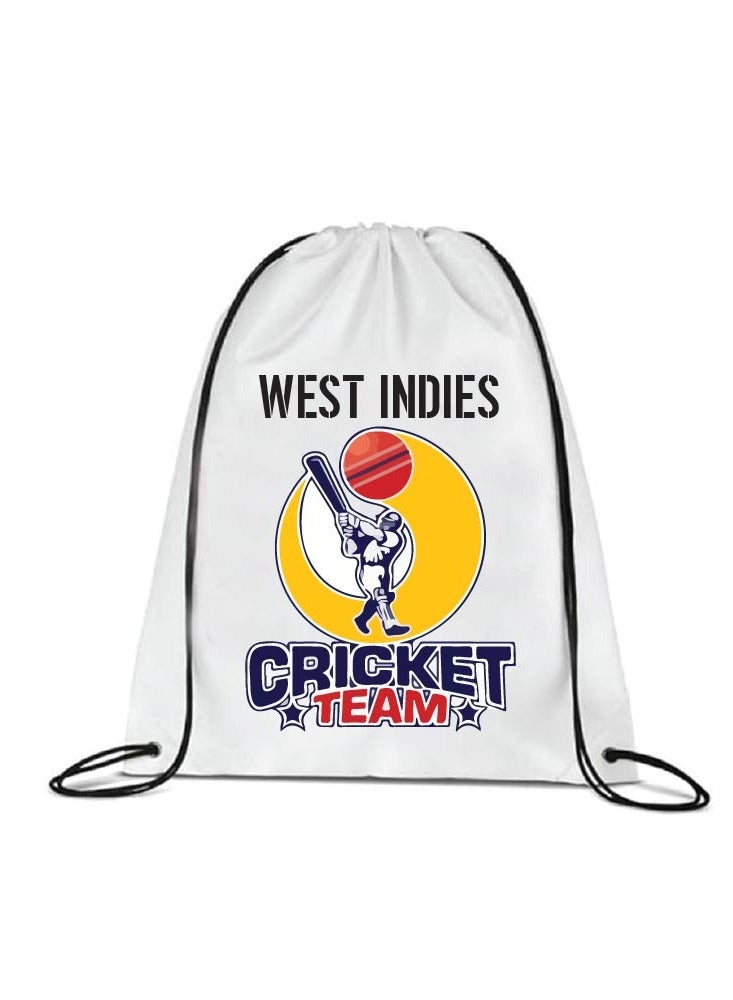 West Indies Sports Cricket Fans Combo Pack for Adults - Pack of 3 - Drawstring Bag, Hand Flag, Cap - Perfect for West Indies Sports Events and Cricket Matches - Image 3