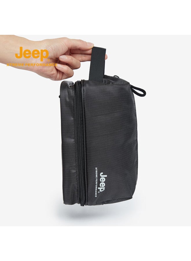 Jeep Jeep Toiletry Bag For Men, Outdoor Travel, Business Trip, Portable Toiletry Kit, Large Capacity Makeup Bag, Women's Personal Care Storage Set  - Image 5
