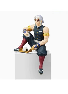 Trunkin Trunkin Demon Slayer Tengen Uzui Hashira Perching Sitting Eating Action Figure Kimetsu no Yaiba PM Perching Anime Figure Weeb Manga Collectible  - Image 1