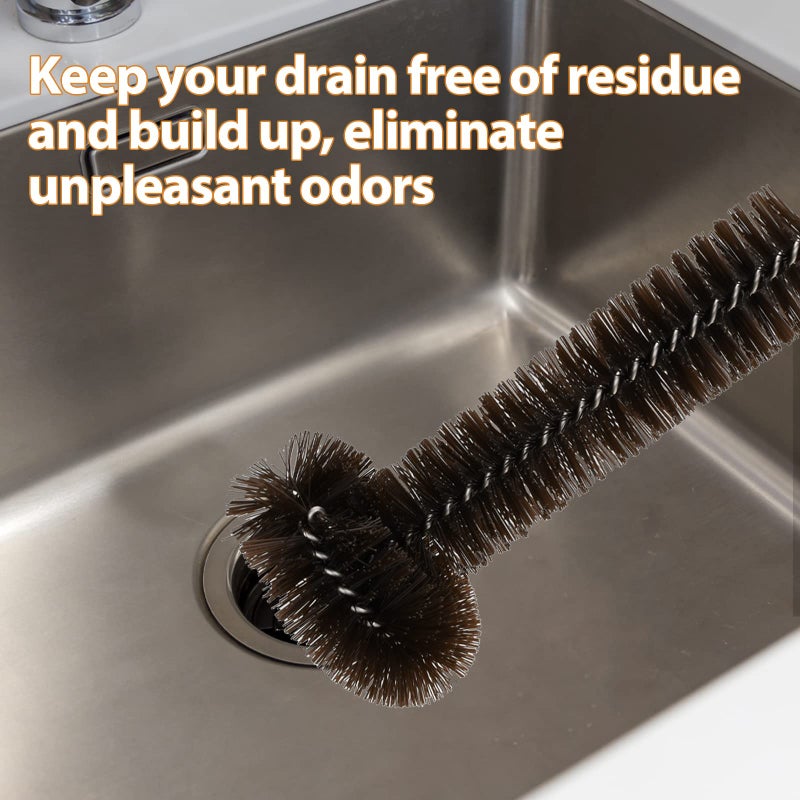 Ullnosoo Garbage Disposal Brush  Universal Cleaning Cleaner Brush with Extra Long Handle Ullnosoo Eliminates Residue and Odor 15inch - Image 4