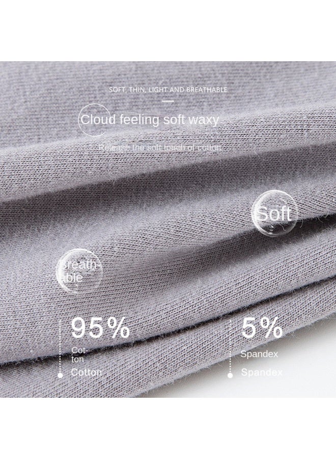Top melon Cotton Antibacterial Crotch】4 Pairs Of Light Luxury Thin Breathable Men's Underwear For Teen Boys, Boxer Briefs - Image 4