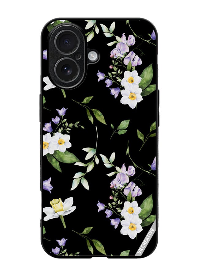 Protective Case Cover For Apple iPhone 17 Flower Design Multicolour