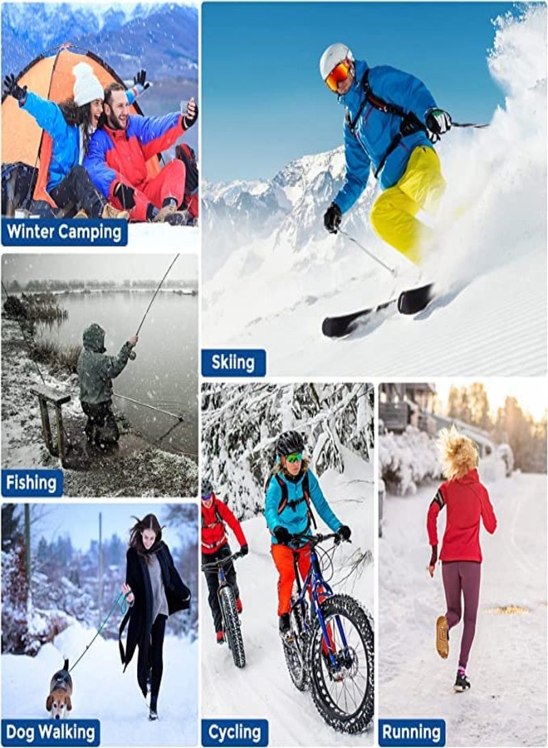 Generic Balaclava Windproof Winter Face Mask Warm Fleece Ski Mask for Men and Women Cold Weather Motorcycle Bike Cycling Neck Warmer - Image 5