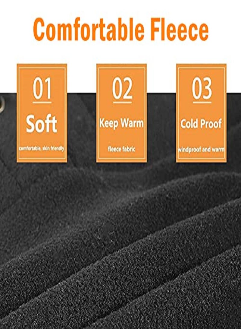 Generic Balaclava Windproof Winter Face Mask Warm Fleece Ski Mask for Men and Women Cold Weather Motorcycle Bike Cycling Neck Warmer - Image 3