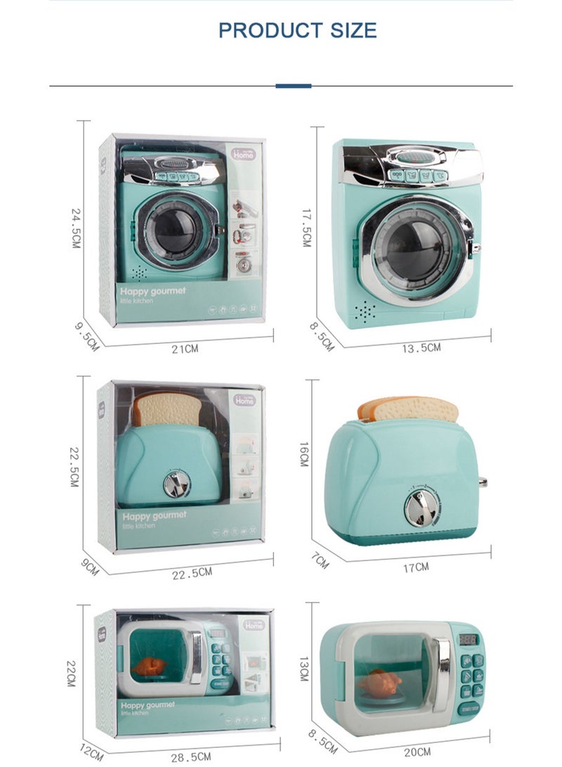 Simulation Children'S Educational Play House Green Home Series Large Home Appliance Toys (Micro-wave oven) - Image 2