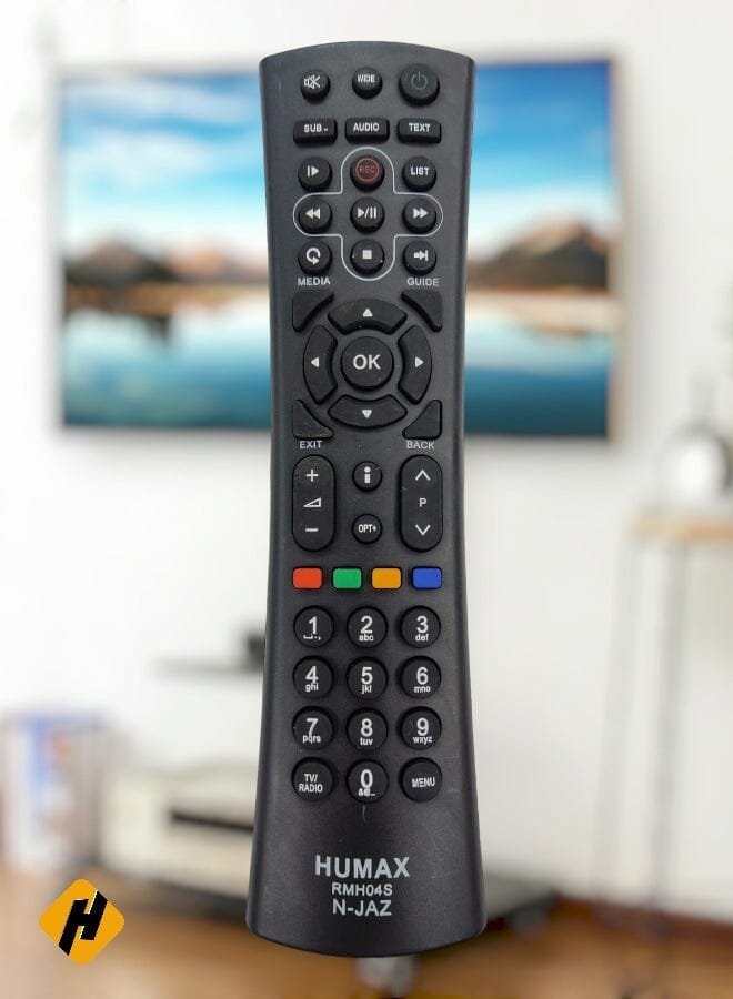 Humax Remote Control For Humax Receivers H04S Black