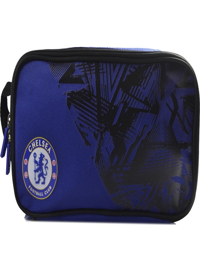 Hy-Pro Chelsea FC Official Football Boot Bag, Blue and Black, Sports Equipment Storage with Club Logo, Zip Closure - Image 1