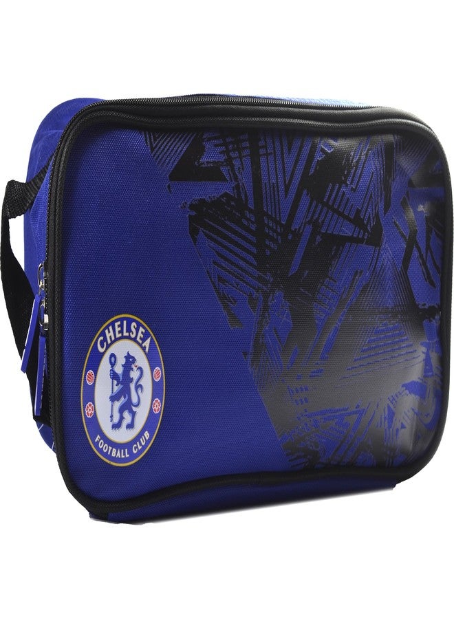 Hy-Pro Chelsea FC Official Football Boot Bag, Blue and Black, Sports Equipment Storage with Club Logo, Zip Closure - Image 2
