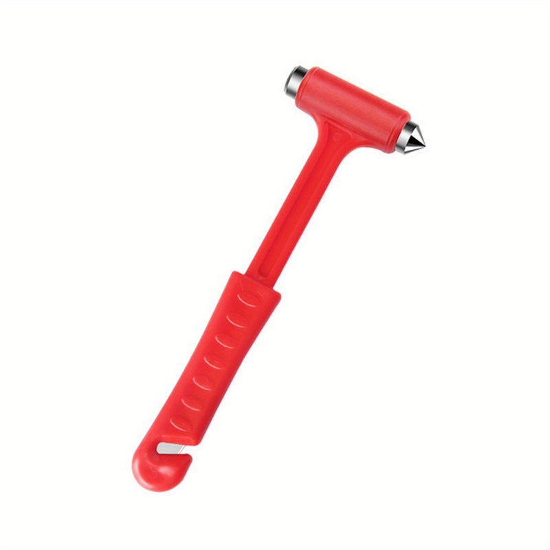 4pcs Red Car Emergency Escape Hammer With Seat Belt Cutter Safety Tool For Roadside Rescue - Image 3
