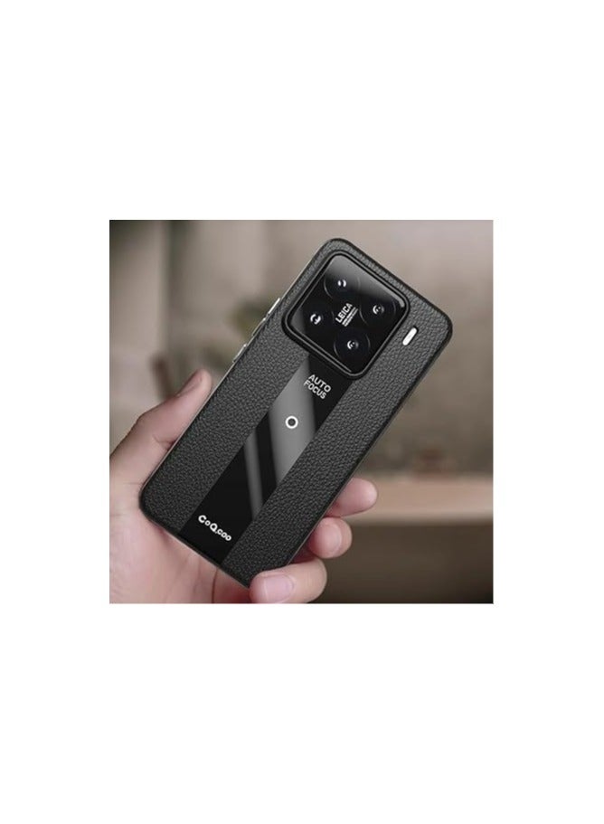 Case Compatible with Xiaomi 15 Pro 5G (2024) Phone Case, Litchi Leather Pattern Soft TPU Edge Case Non-slip Shockproof Protective Cover for Mi 15 Pro - Image 5