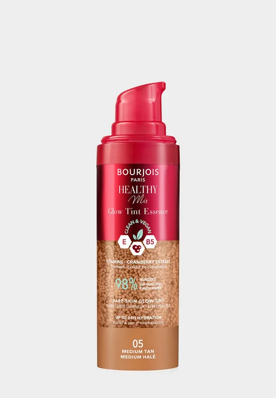 BOURJOIS PARIS Healthy Mix Glow Tint Essence - 05 - Medium Tan, 30ml