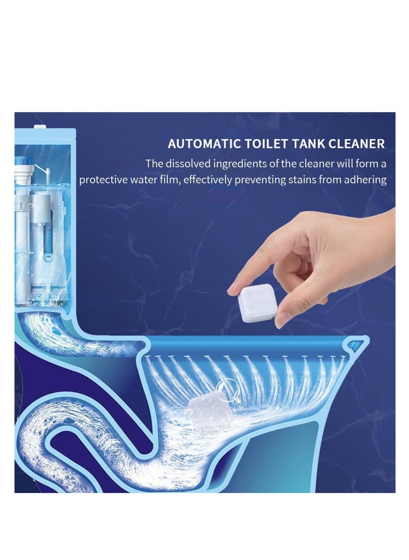 ULHYC - ULHYC Toilet Bowl Cleaners, 12 Pack Automatic Sheets Toilet Bowl Cleaners, Long Lasting Toilet Cleaner Bottle, Slow-Releasing Toilet Tank Cleaners for Deodorizing & Descaling - Image 1