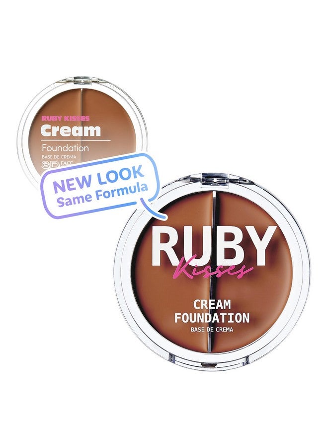 روبي كيسيز كريم أساس وخافي عيوب ثلاثي الأبعاد يدوم لمدة 12 ساعة، تغطية متوسطة إلى كاملة، غير دهني، مثالي للمكياج ولوحة الكونتور (المستوى 14) - Image 2
