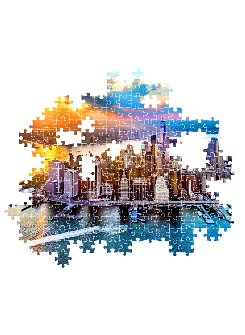 Clementoni Puzzle HQC New York+Poster 500 Pieces | Jigsaw Puzzle | Puzzle for Adults | Challenging Puzzle | Perfect for Stress Reliever and Puzzle Lovers | Made in Italy - Image 2