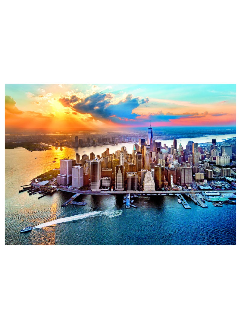 Clementoni Puzzle HQC New York+Poster 500 Pieces | Jigsaw Puzzle | Puzzle for Adults | Challenging Puzzle | Perfect for Stress Reliever and Puzzle Lovers | Made in Italy - Image 3