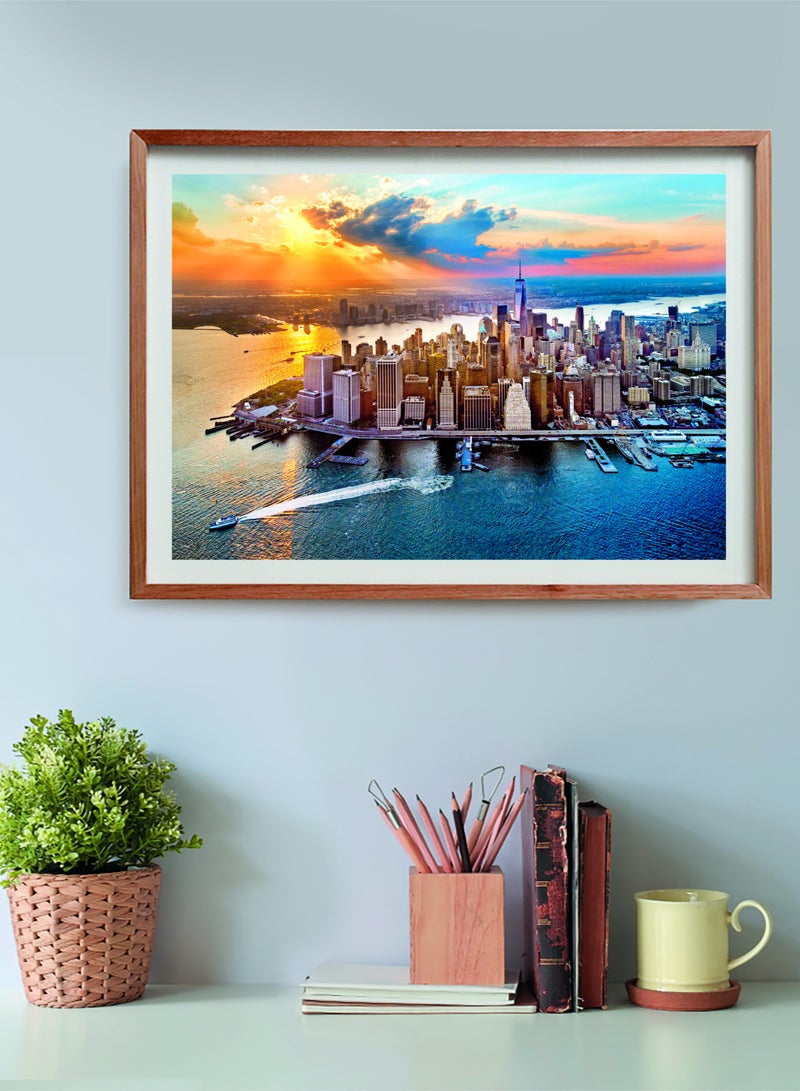 Clementoni Puzzle HQC New York+Poster 500 Pieces | Jigsaw Puzzle | Puzzle for Adults | Challenging Puzzle | Perfect for Stress Reliever and Puzzle Lovers | Made in Italy - Image 4