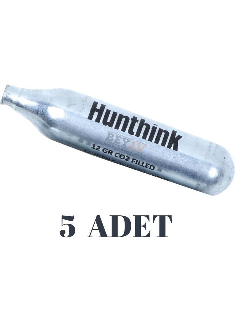 Hunthink - 12 Gram Co2 Air Tube 5 Pieces - Image 1