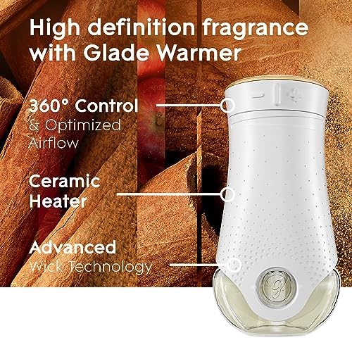Glade PlugIns Refills Air Freshener, Scented and Essential Oils for Home and Bathroom, Apple Cinnamon, 3.35 Fl Oz, 5 Count - Image 5