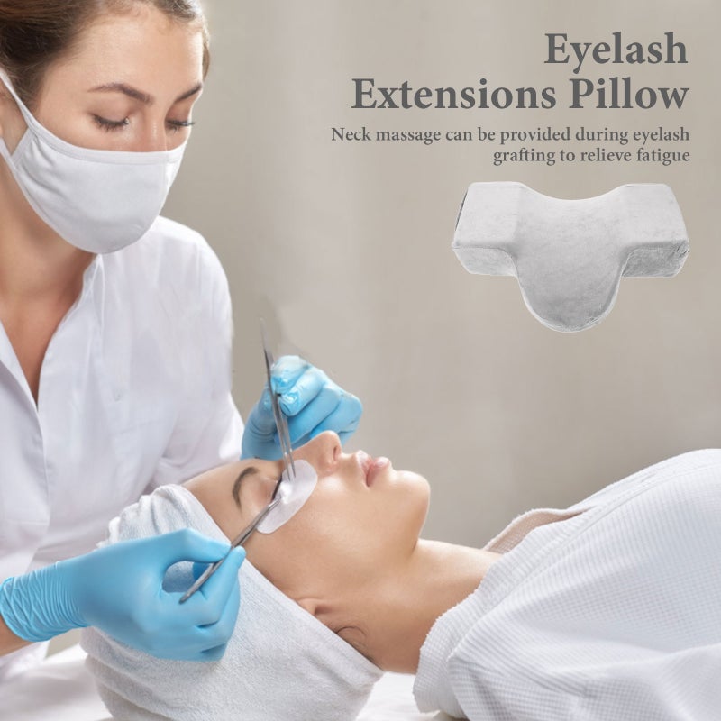 Lash Pillows, Ergonomic Memory Foam Design for Salon Use, U-Shaped Neck Support - Image 5