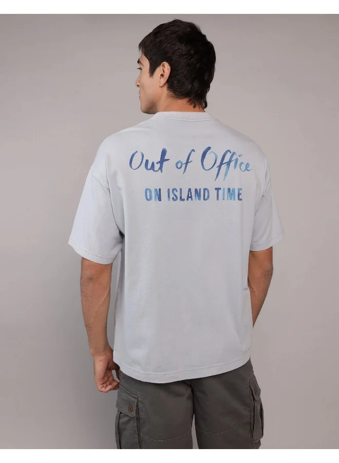 American Eagle AE Boxy Destination Graphic T-Shirt
