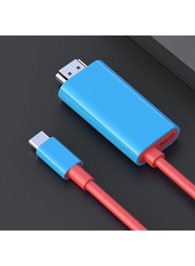 High-speed Hdmi Cable Digital Computer Hdmi Cable Supports 4k Resolution 3d 2160p 1080p 1080i 720p 480p 576p 480i-Color:Switch Red And Blue - Image 4