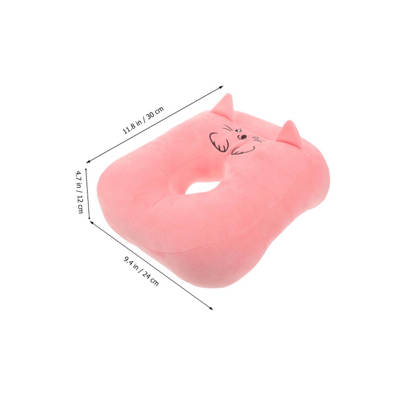 Cat Design Soft Neck Support Cushion Face Down Sleeping Pillow For Desk Office And Travel - Image 3