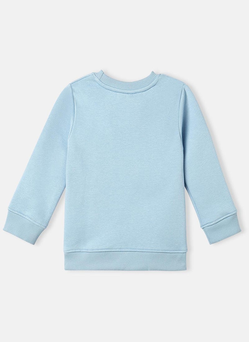 Nautinati Girls Heart Print Sweatshirt - Image 2