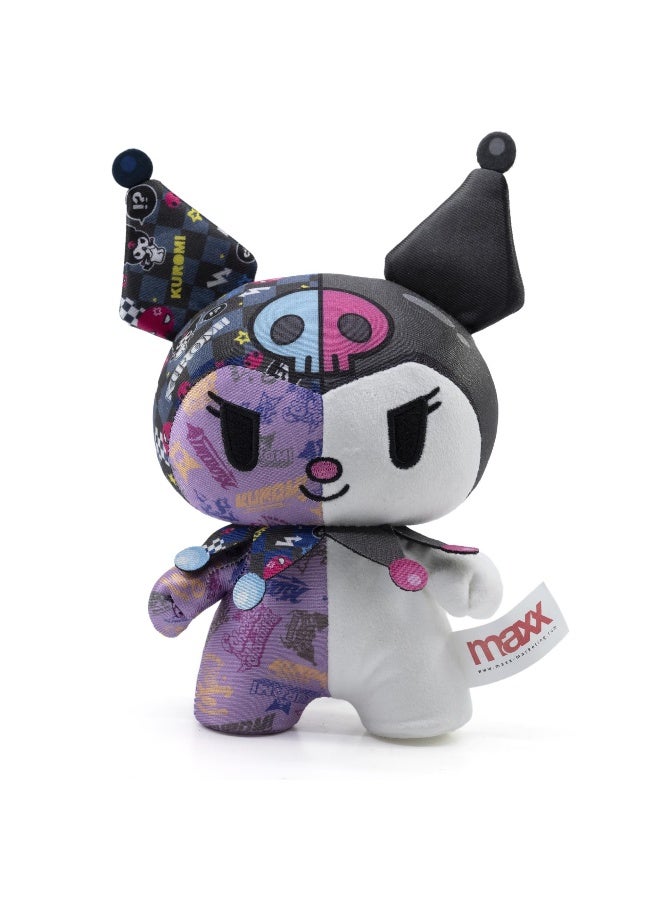 YuMe DZNR Sanrio Hello Kitty & Friends Kuromi Graffiti Edition Plush Toy (17.5 cm) - Image 1