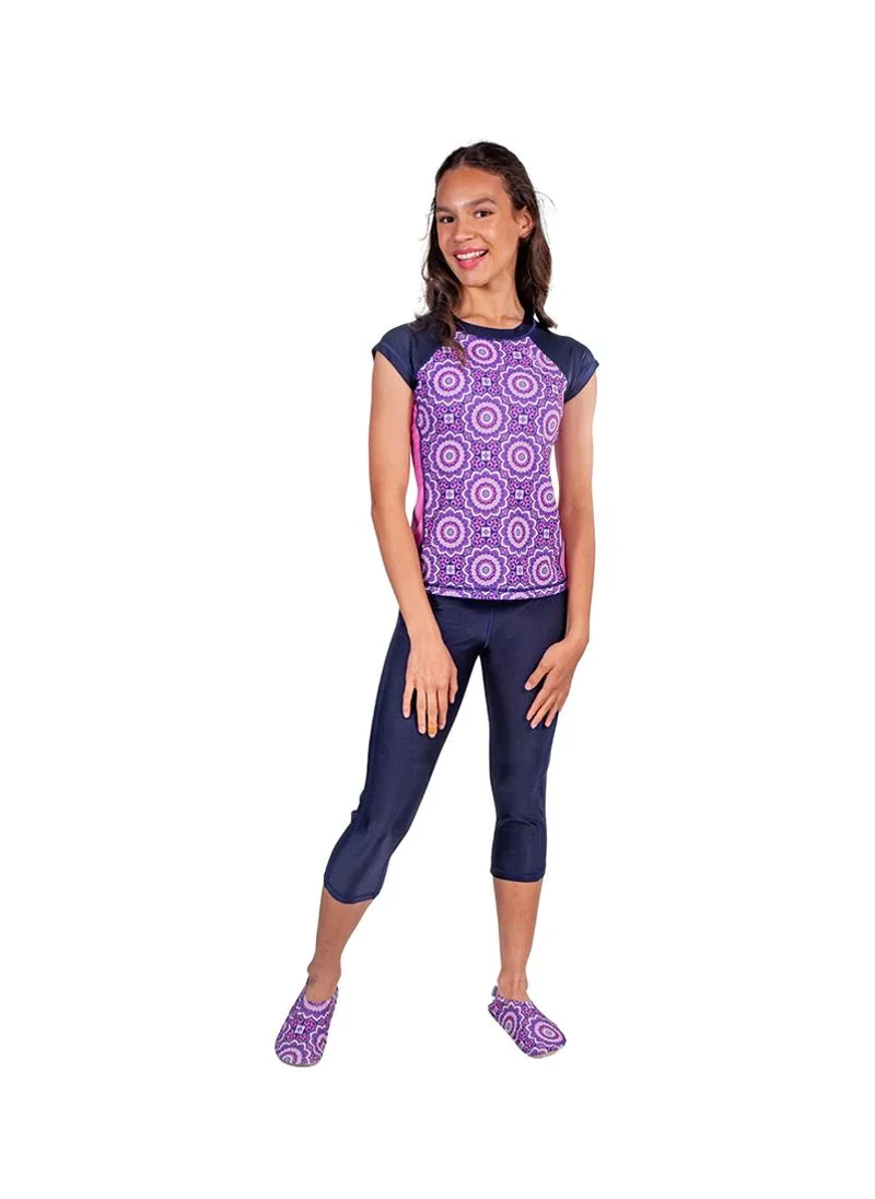 COEGA SUNWEAR COEGA Youth Girls Tights 3/4 Length - Pink Mandala