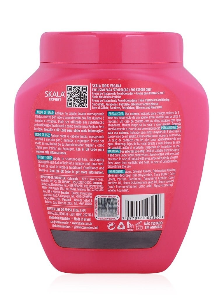 SKALA Divino Potinho Kids 2 in 1 Hair Treatment Cream - 1000 gm - Image 2