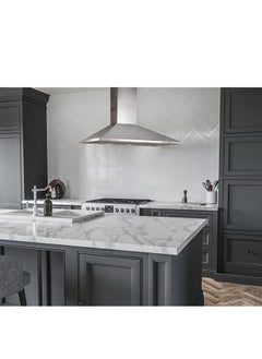 kitchen Line Hood 90 cm - stainless steel - Italian - C593  - Image 3