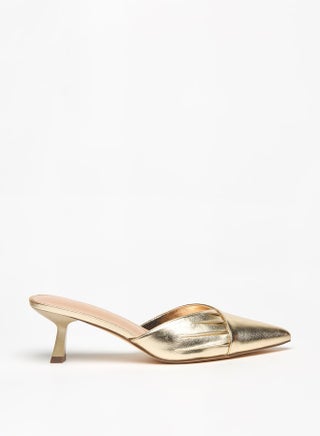 Women's Textured Pointed Toe Mules with Flared Heels Ramadan Collection - pzsku/Z30785972C623727FAF49Z/45/_/1709826908/0c6252bd-0fb5-4f55-a546-eae83ff3ad45