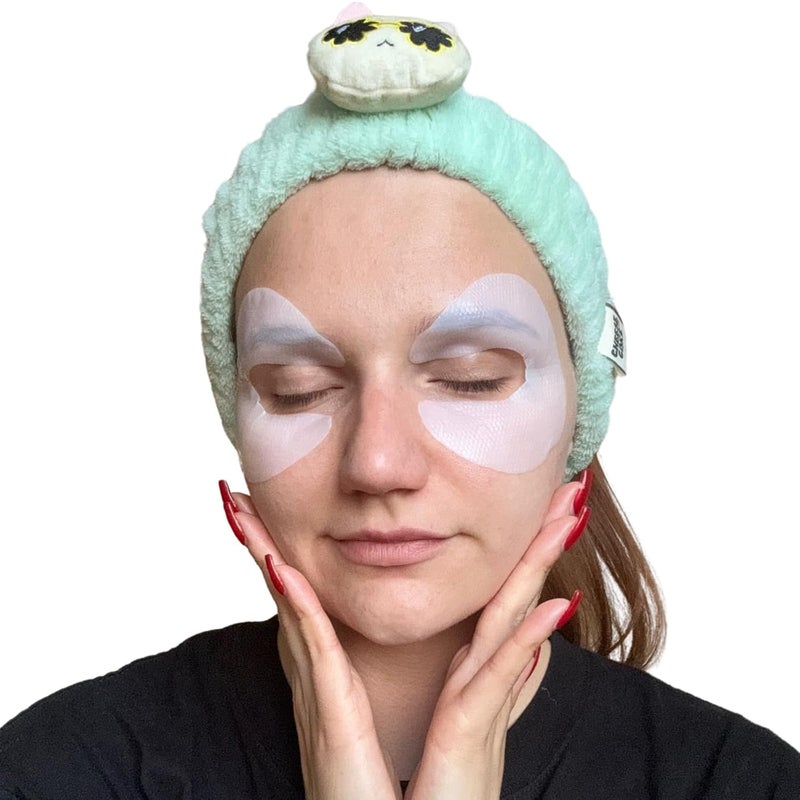 masque Bar ماسك بار 360 لصقات العين ريتينول لصقات العين للانتفاخ والهالات السوداء ماسك العين بالكولاجين لصقات ماسك العين بحمض الهيالورونيك العناية بالبشرة الكورية ماسك الجمال 6 قطع - Image 4