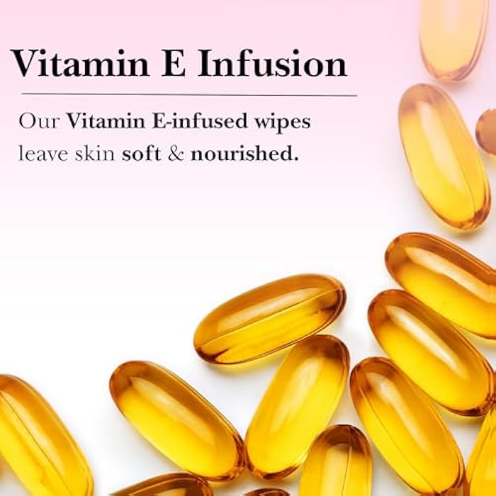 Mivida Hypoallergenic Makeup Remover Wipes With Vitamin E, Daily Cleansing Facial Towelettes, For Sensitive Skin, 50 Count, Alcohol Free, Fragrance Free Makeup Wipes - Image 4