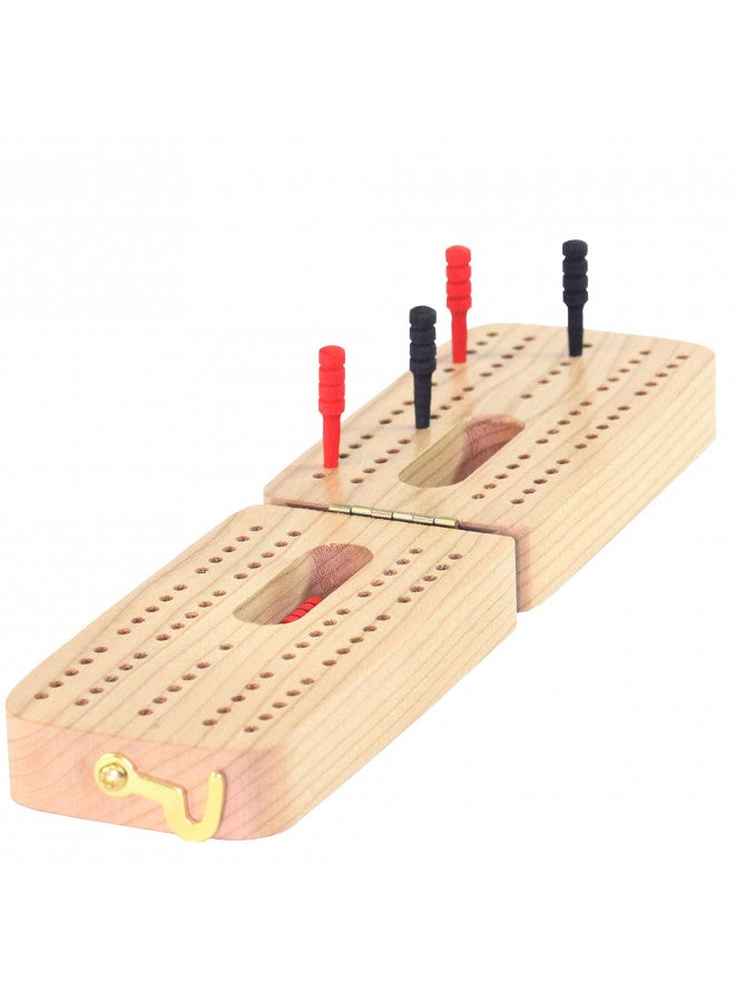 Maple Landmark Folding Standard Cribbage Board - Made in USA - Image 1