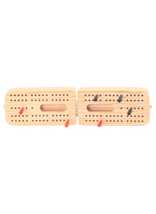 Maple Landmark Folding Standard Cribbage Board - Made in USA - Image 2