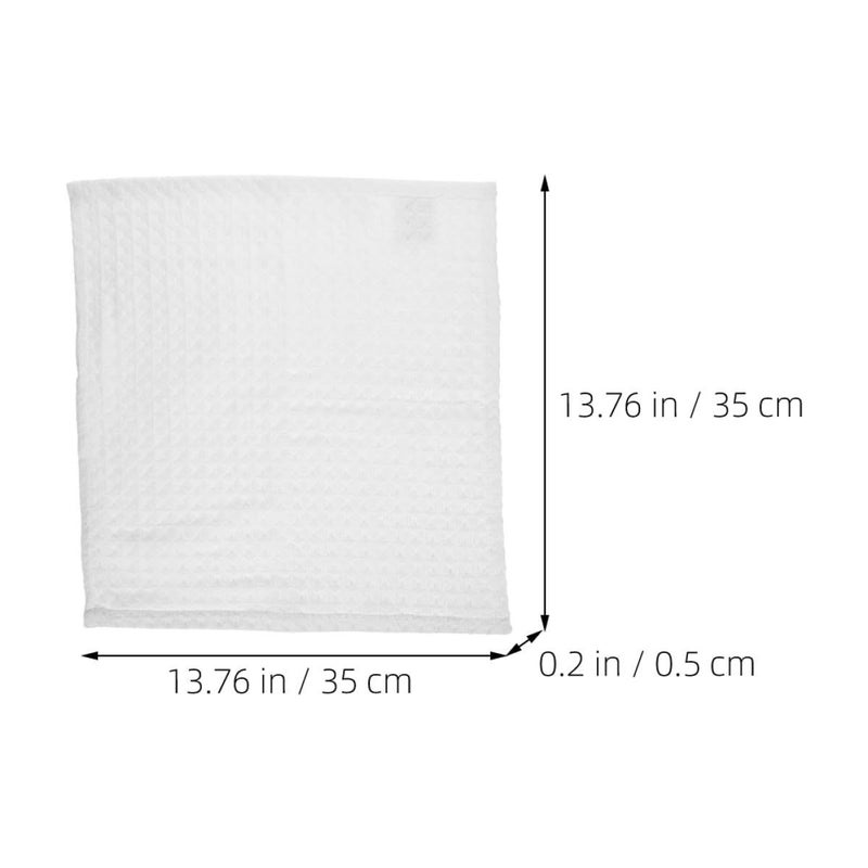 Soft Cotton Waffle Weave Face Cloths Reusable Makeup Remover Pads Set Of 3 - Image 3