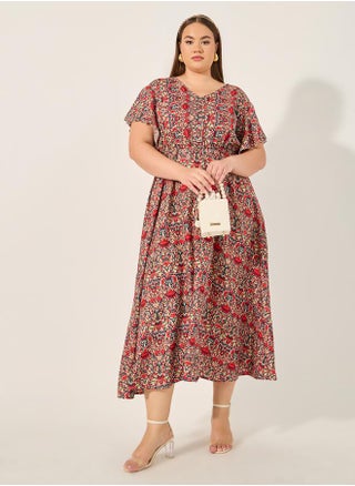Floral Print Dress - pzsku/Z30787E5E99FCE4FE25C5Z/45/1741341245/39a1b025-4140-4c79-ad71-7ac6bbc9f3d4