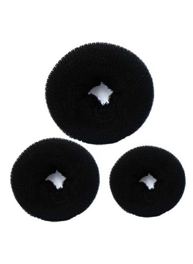 CHANDERKASH Hair Donuts Bun Hair Accessory Set, Black_Hair Acessories - Image 2