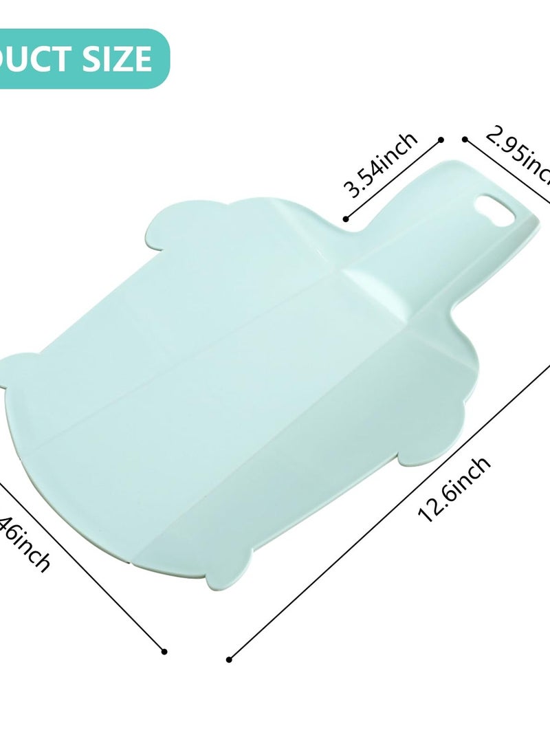 Excefore حزمة 2 لوح تقطيع رقيق لطبخ المطبخ، خالي من BPA، صديق للسكاكين، مرن، مناسب للغسل في غسالة الصحون، يوفر المساحة، تصميم مريح - Image 2
