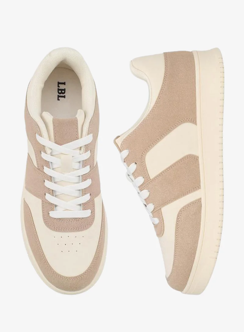 LBL By Shoexpress Men Panelled Lace-Up Ankle Sneakers