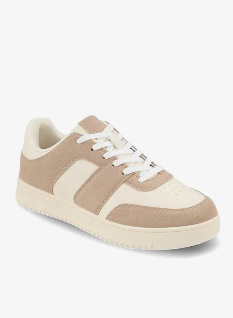 LBL By Shoexpress Men Panelled Lace-Up Ankle Sneakers