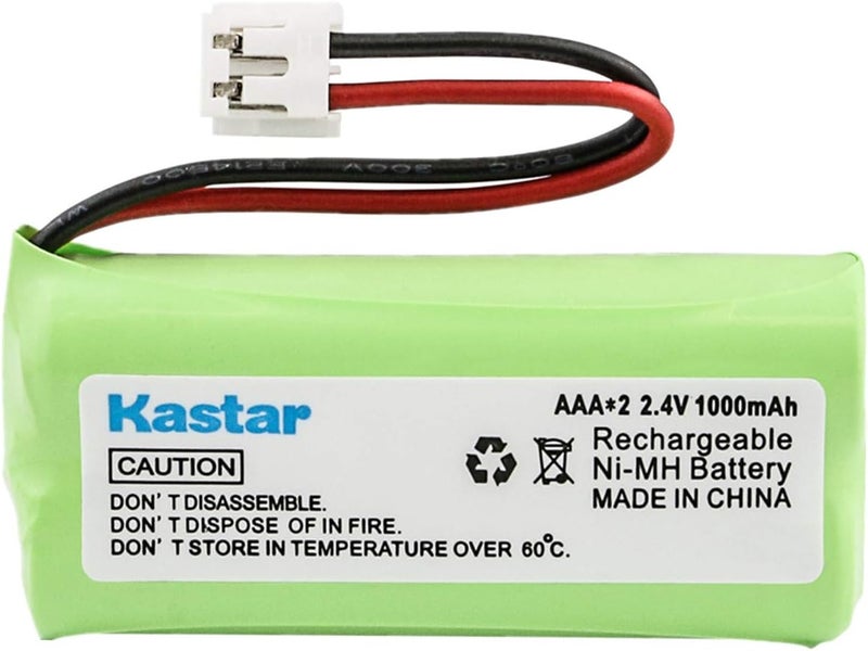 Kastar Kastar Battery 2Pack Replacement for ATT BT8001  BT8000  BT8300  BT184342  BT284342  BT18433  BT28433  BT1011  BT1022  BT10318913350089134401  BATT6010  Uniden BBTG0671011  - Image 2